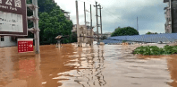 Enchentes na China: tufão Narra deixa casas submersas e 54 mil desalojados