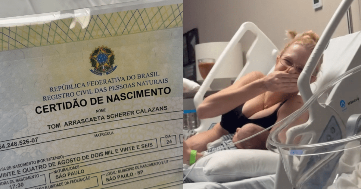 Isabella Scherer divertida com pegadinha do marido sobre nome do filho