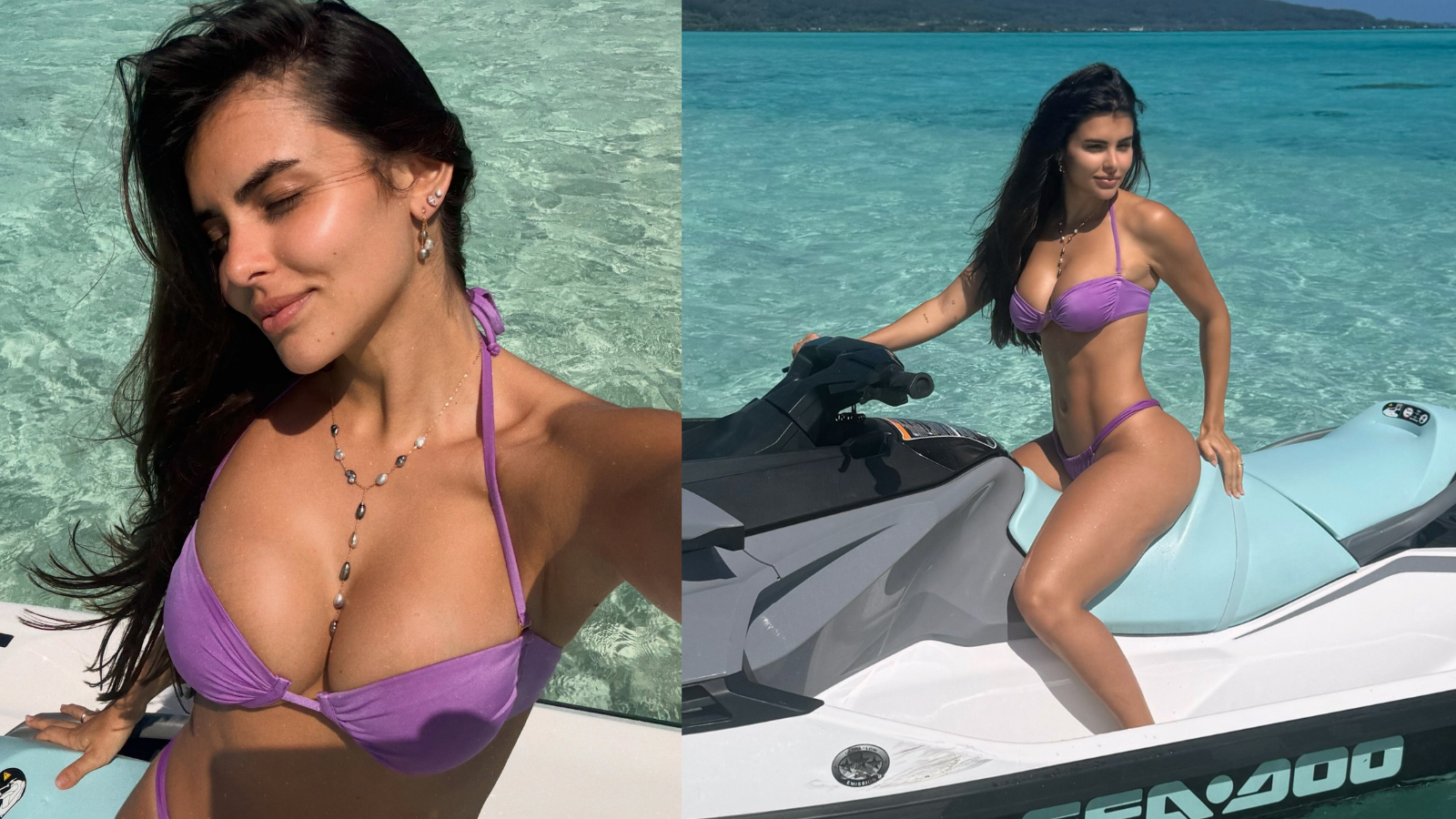 Isabella Arantes e Gabriel Medina estão viajando juntos após passarem por perda gestacional