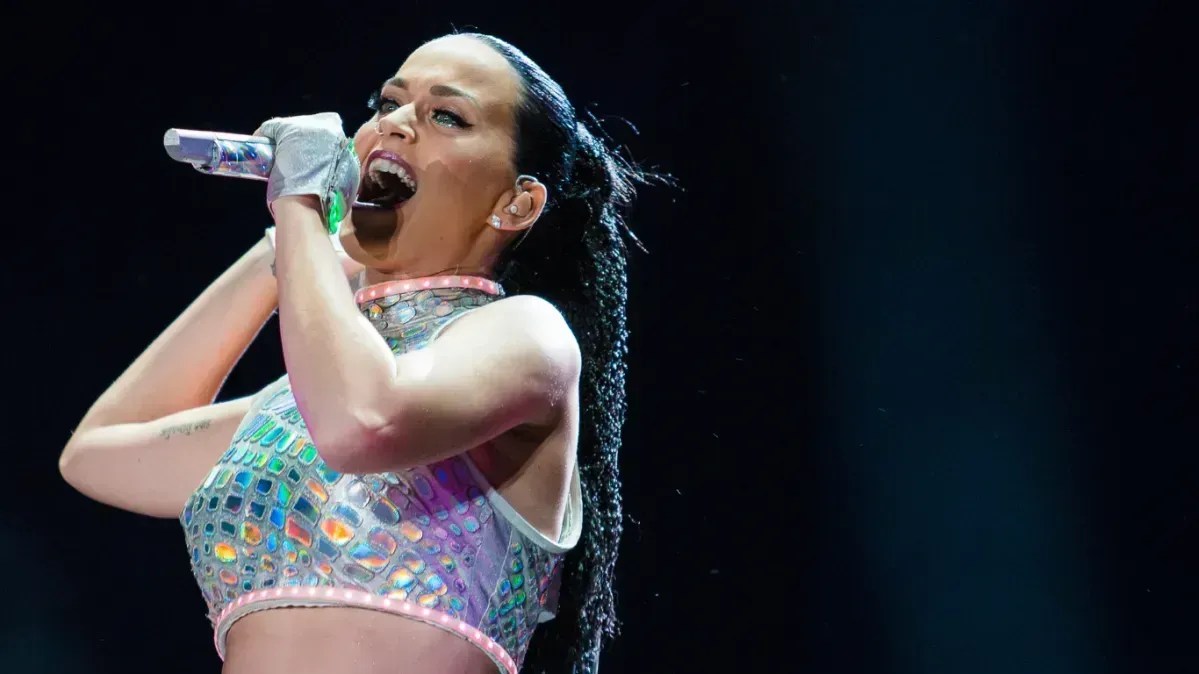 Katy Perry durante sua apresentação no Rock in Rio 2015