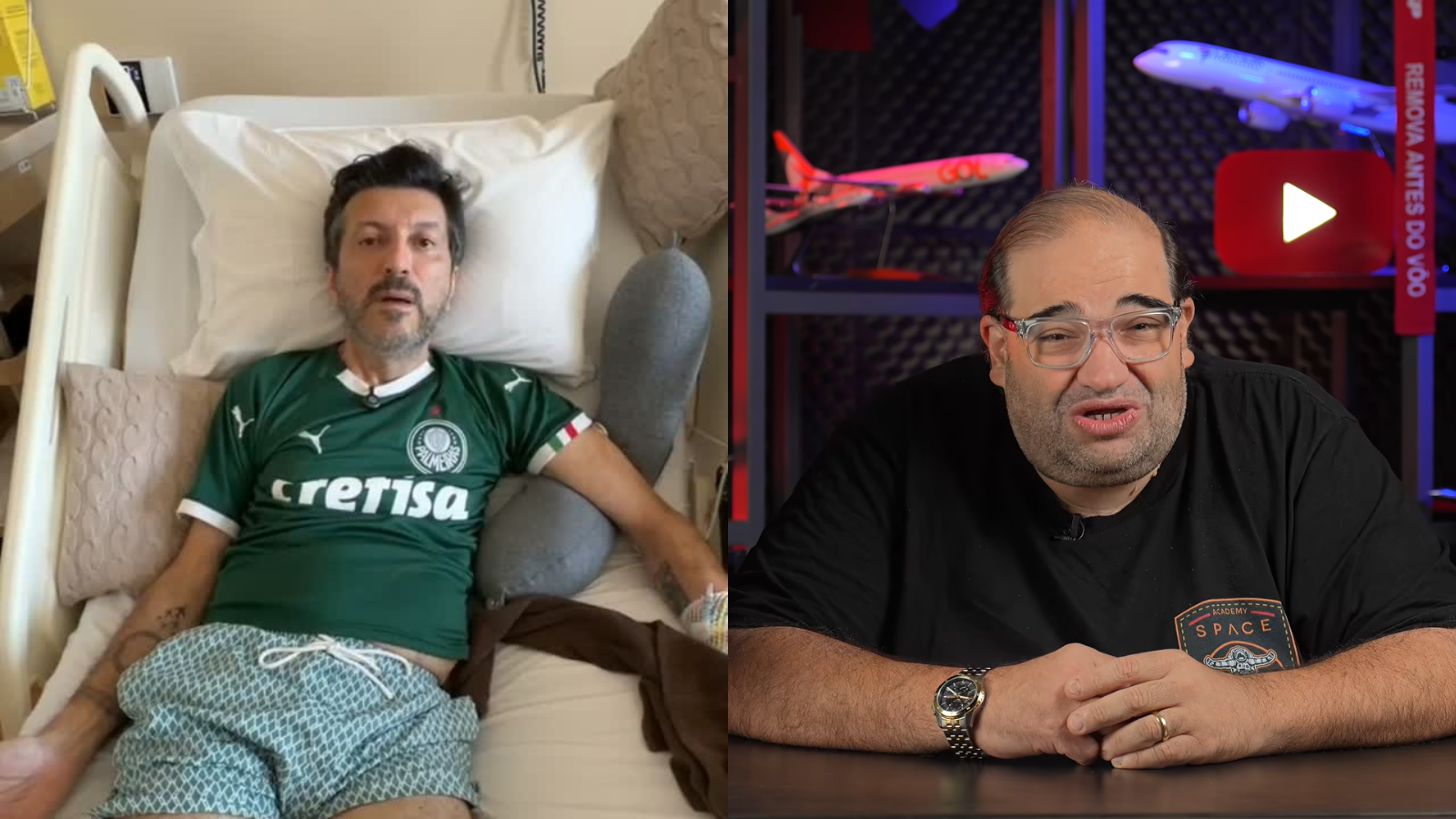 Sérgio Sacani publicou um vídeo no canal Aviões e Músicas, de Lito Sousa