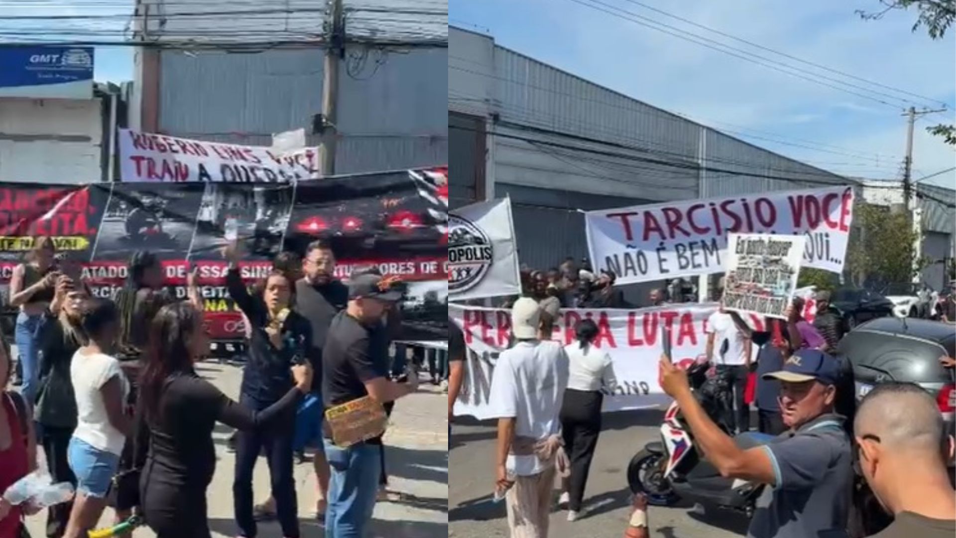 Segundo a Polícia Militar, manifestação aconteceu de forma pacífica • CNN | Guilherme Rajão