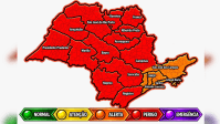 Onda de calor sufocante em São Paulo: mapa mostra regiões que vão 'ferver' até a próxima segunda-feira
