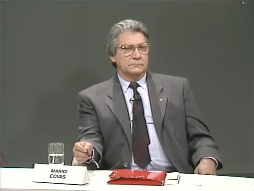 Mário Covas concorreu em 1989 como candidato do PSDB • Reprodução