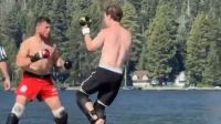 Campeão do UFC participa de treino no lago ao lado de Mark Zuckerberg