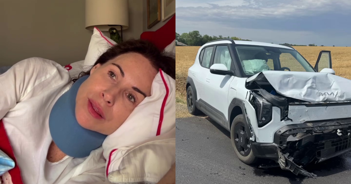 Atriz de “Emily em Paris” sofre acidente grave de carro e fica imobilizada
