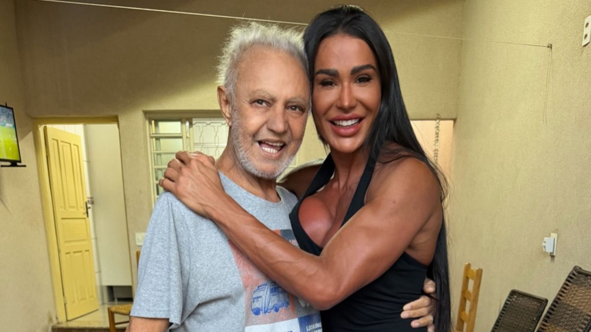 Gracyanne Barbosa revela reconciliação com o pai em post nas redes sociais