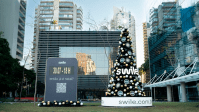 Ação de marketing usa árvore de Natal para falar de benefícios