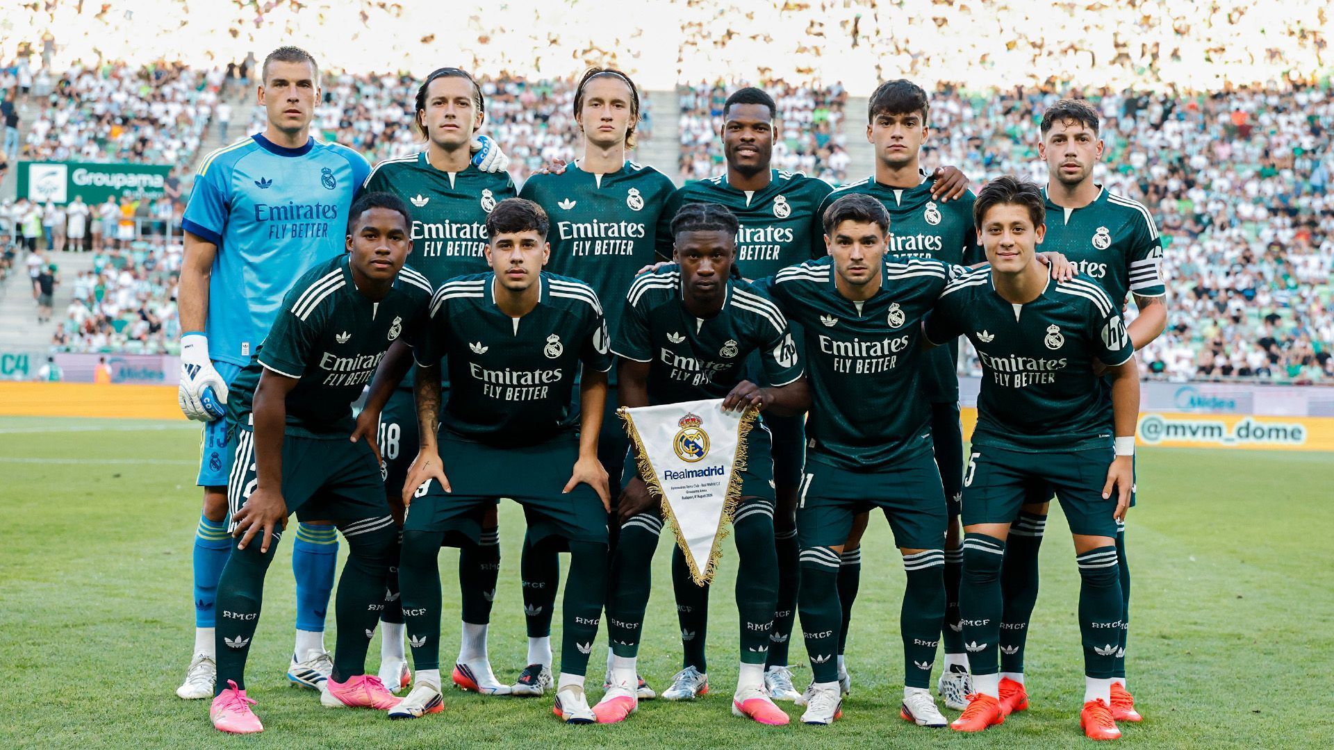 Com Endrick de titular, Real Madrid vence amistoso contra Ferencváros