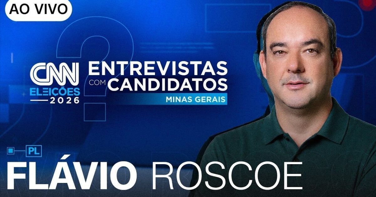 CNN entrevista Flávio Roscoe, candidato ao governo de MG