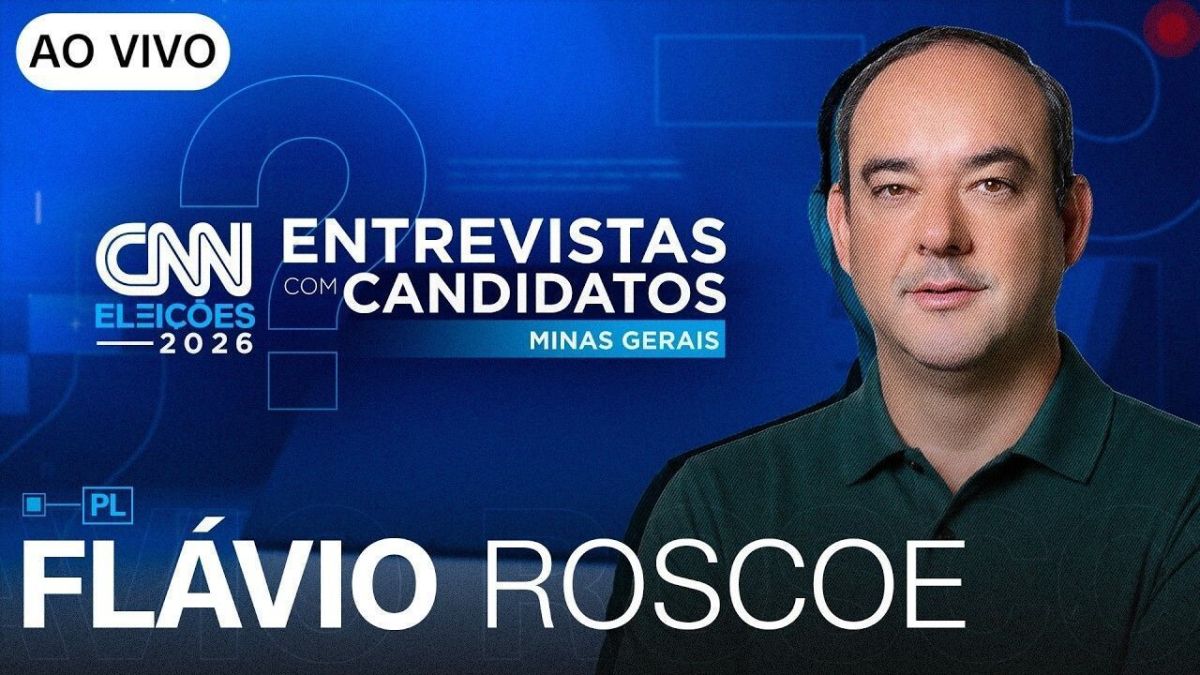 CNN entrevista Flávio Roscoe, candidato ao governo de MG; assista