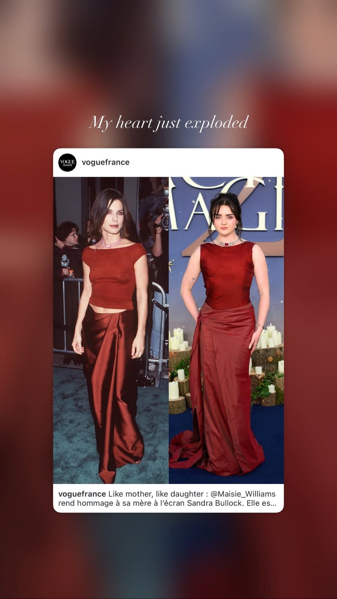 • Instagram/Sandra Bullock