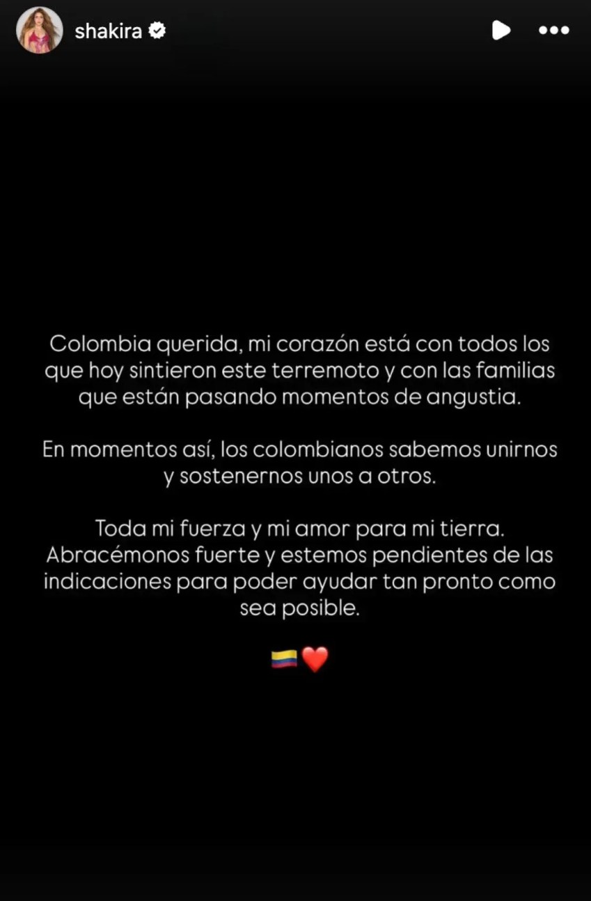 • Instagram/Shakira