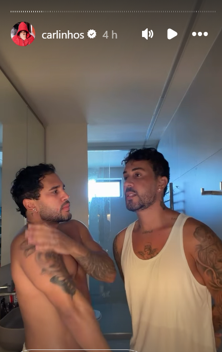 Carlinhos Maia visita ex-marido em clima amigável: "Os dois estão bem" • Reprodução/Carlinhos Maia/Instagram