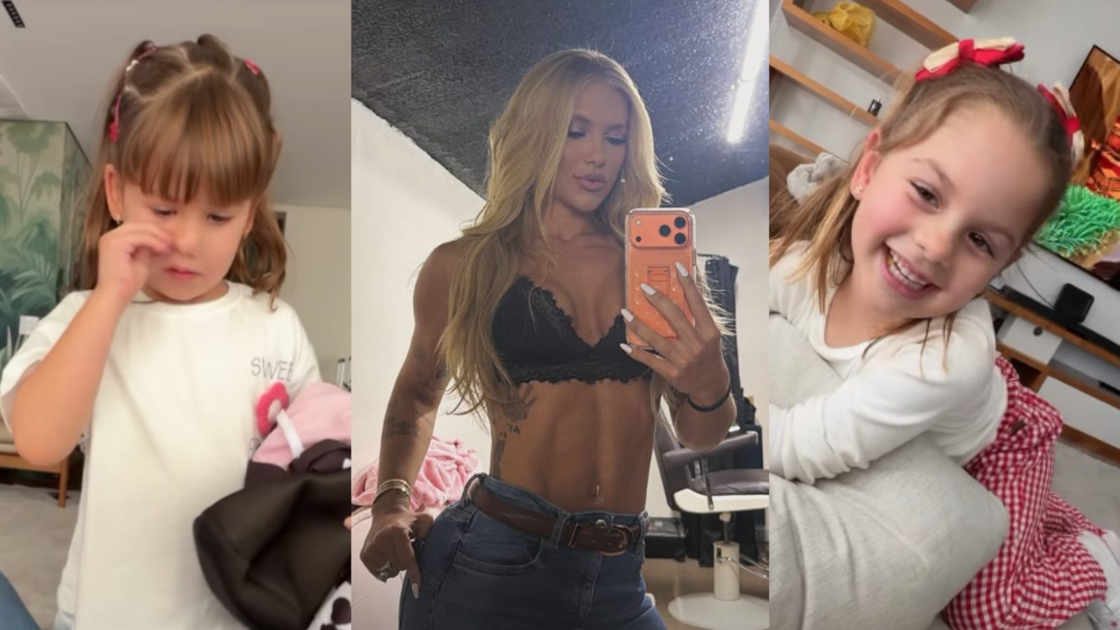 Virginia mostra novo piercing para as filhas
