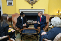 Em NY, Trump faz reunião histórica com prefeito Mamdani