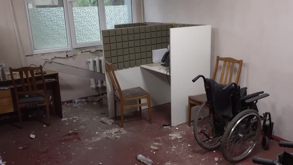 Policlínica de Odessa danificada em ataque russo, sem relatos de feridos
