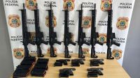 PF apreende arsenal com mais de 40 armas em operação na Bahia