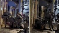 PMs são flagrados agredindo homem durante abordagem em SP