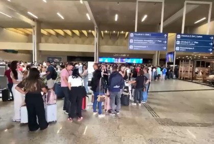 Pista do Aeroporto de Confins é liberada após problema com buraco no local