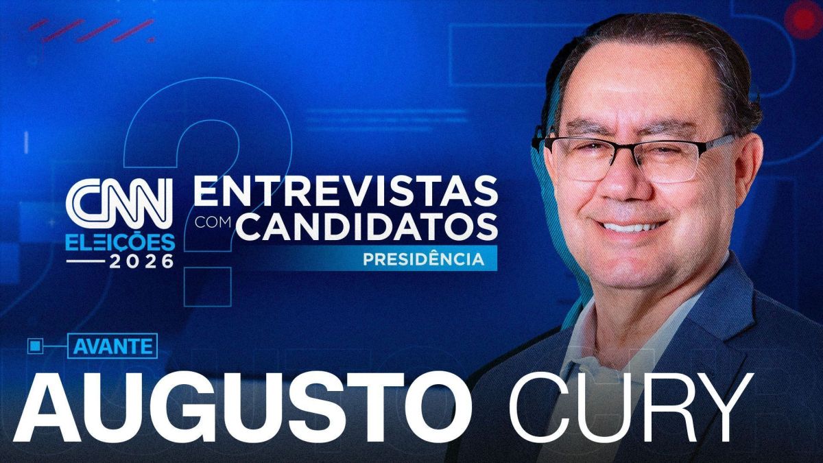 Presidenciáveis: Augusto Cury é o entrevistado de hoje na CNN Brasil