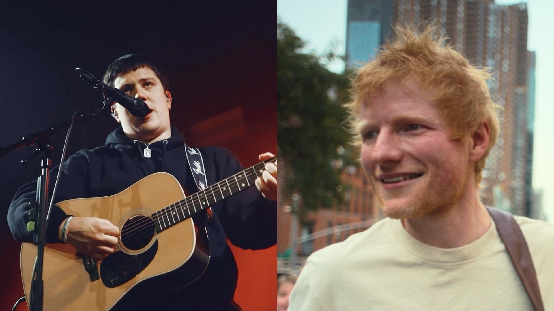 O cantor Aaron Rowe, que faria abertura para o show de Ed Sheeran, saiu em defesa do cantor britânico