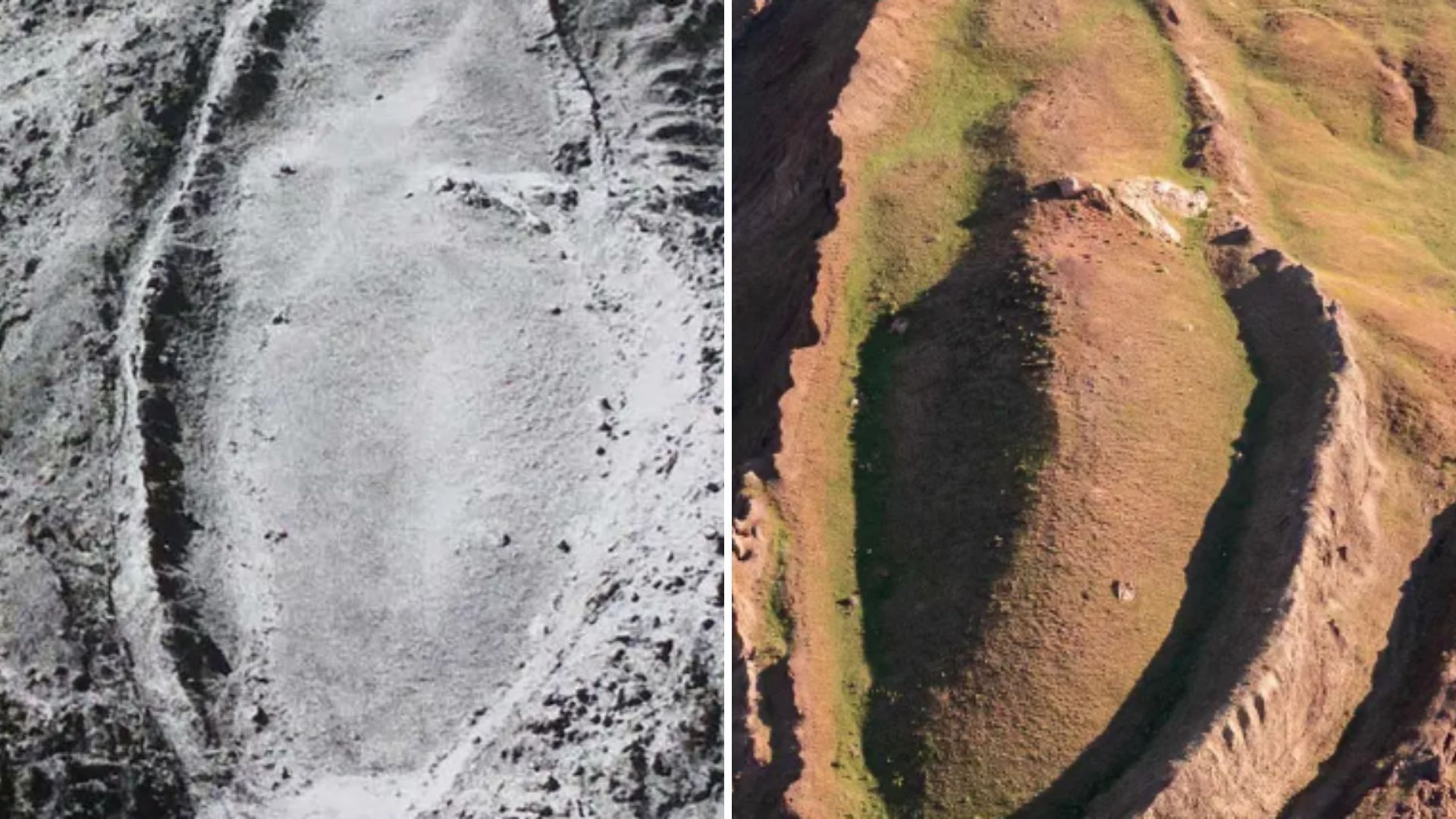 Projeto científico com aprovação governamental utiliza georradar e análise de solo para investigar formação em formato de barco perto do Monte Ararat. • Reprodução • Noah's Ark Scans