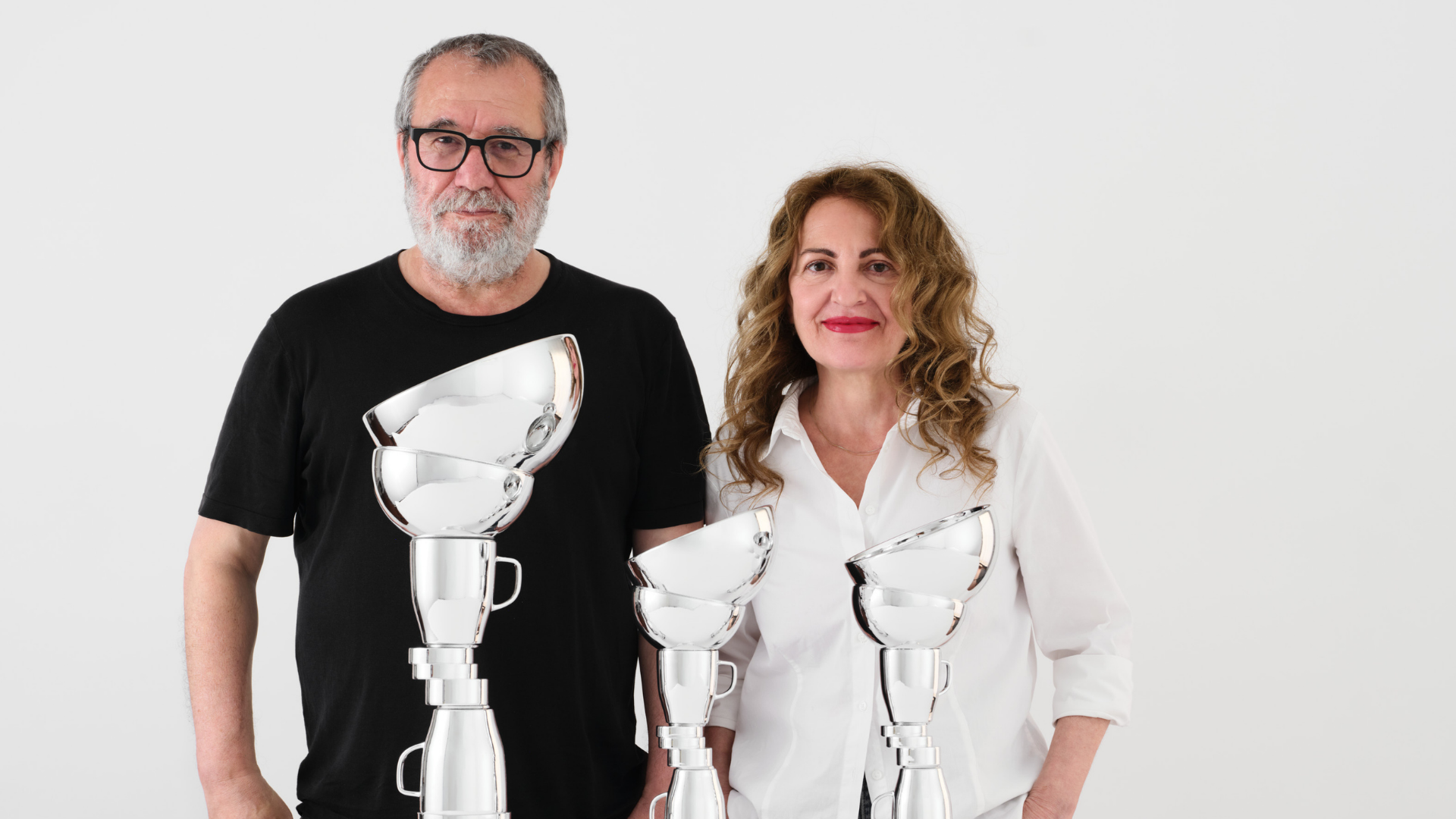 Simeone Crispino e Stella Scala formam, há mais de 30 anos, a dupla de arte contemporânea vedovamazzei • Divulgação