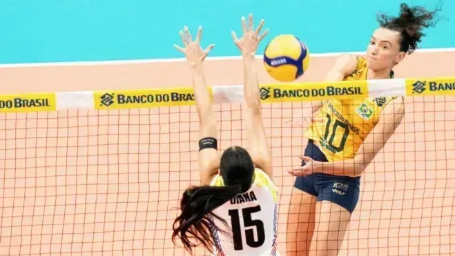 Imagem de destaque do post: Gabi é eleita MVP do Sul-Americano 2026 com a Seleção Feminina de Vôlei