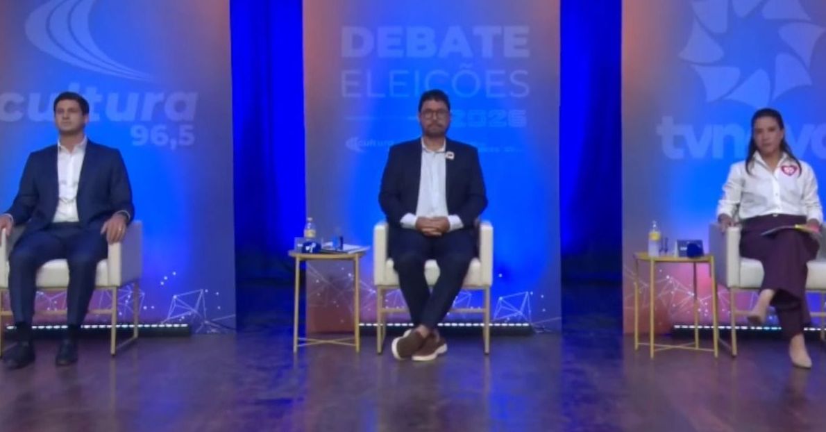 Imagem de destaque do post: Debate em PE é marcado por falas sobre segurança, educação e bets