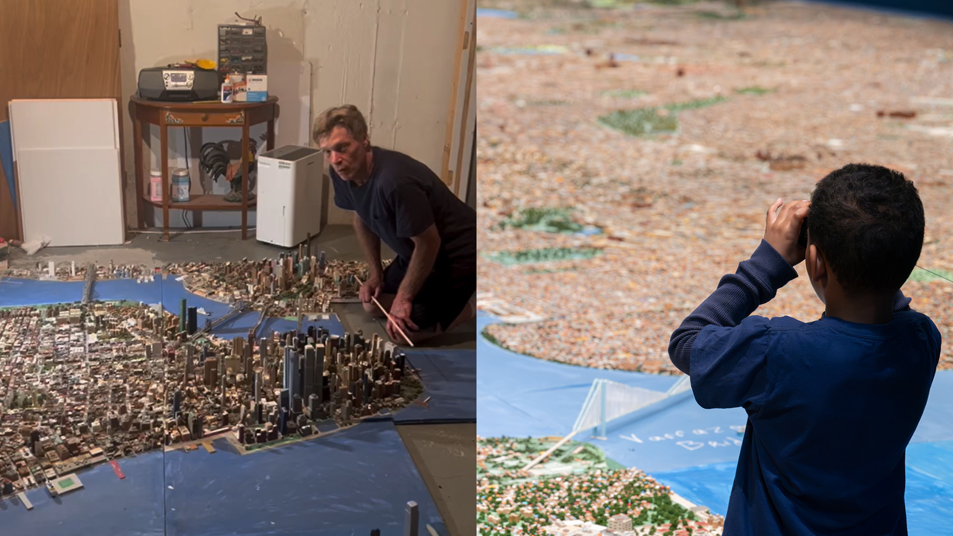 O caminhoneiro Joe Macken passou 20 anos construindo um modelo hiperrealista da sua cidade natal, Nova York. Sem nenhuma educação formal ou experiência com design, arquitetura ou construção, ele trabalhava no projeto em seu tempo livre, sem intenção de vender ou expor.