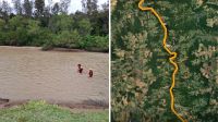 Bombeiros encontram corpo de criança desaparecida perto de rio em SC