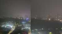 Forte neblina cobre cidade de SP durante queda de temperatura; veja