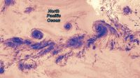 Super El Niño provoca três furacões ao mesmo tempo no Oceano Pacífico