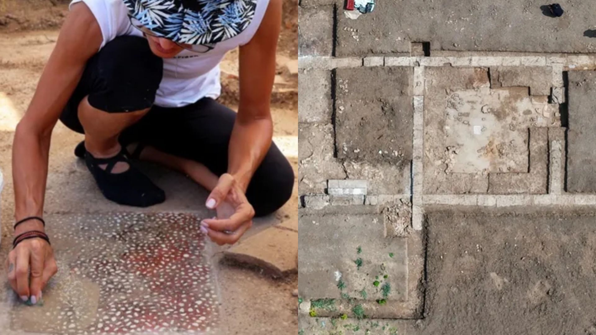 Escavações em Mieza ajudam a revelar detalhes do antigo complexo ligado à formação de Alexandre, o Grande. • Reprodução/Ministério da Cultura da Grécia