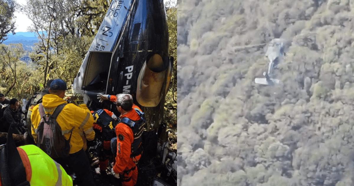 Bombeiros e FAB divulgam novas imagens do resgate de helicóptero em SC | CNN Brasil