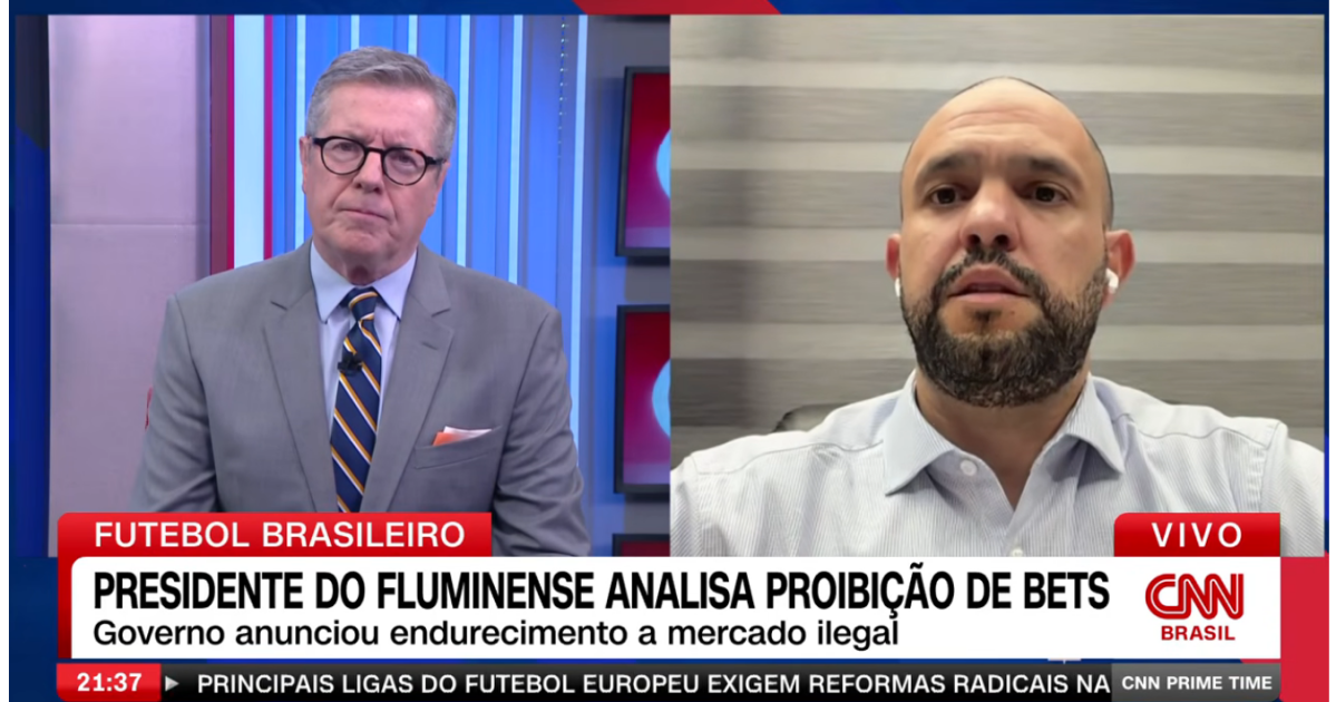 Veja entrevista exclusiva com o presidente do Fluminense sobre fim das bets