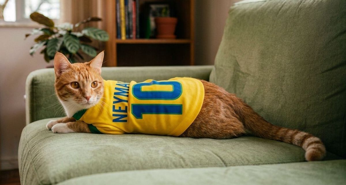Imagem de destaque do post: Passageira revela que seu gato se chama Neymar e explicação inusitada leva motorista à gargalhada; veja o vídeo