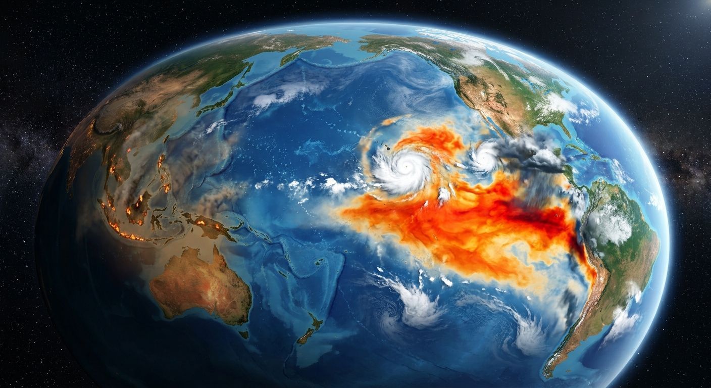 Super El Niño está em ação. Imagem ilustrativa