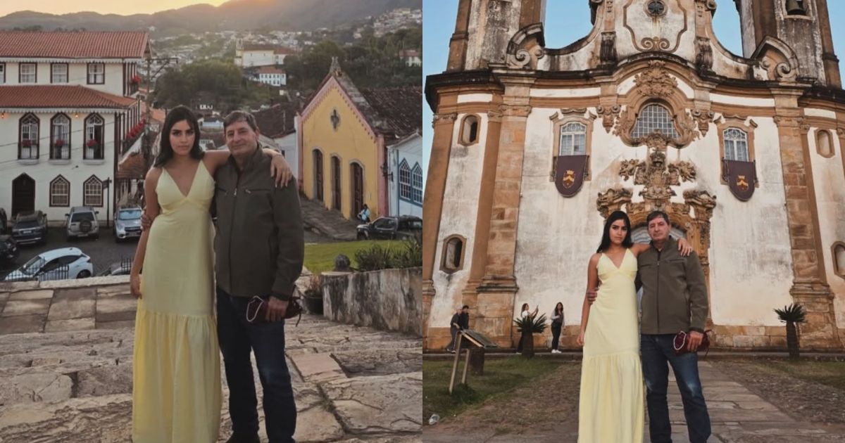 Pai vira único espectador em trabalho acadêmico da filha em Minas Gerais