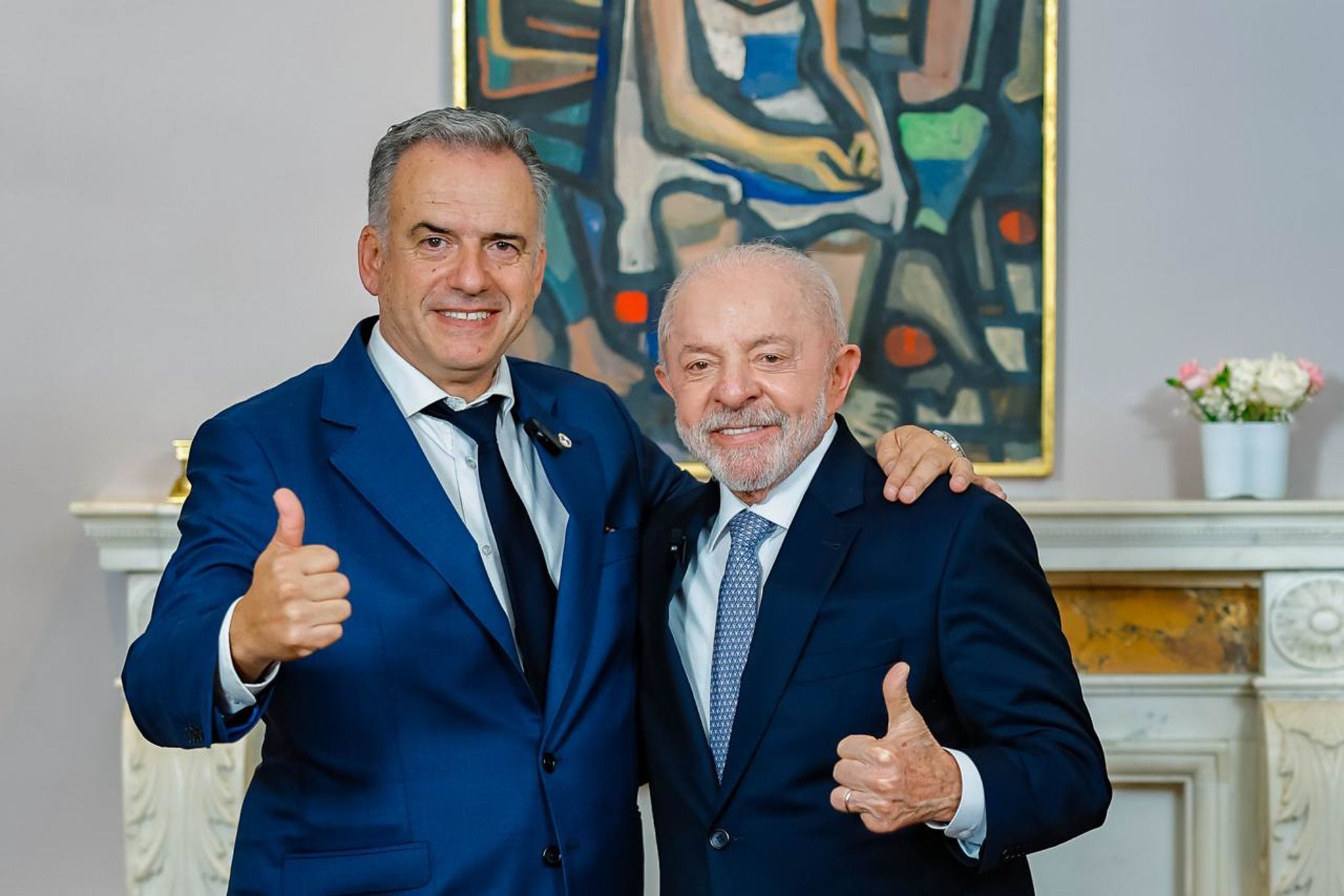 Presidente do Uruguai, Yamandú Orsi, e Lula se encontram em NY, às margens da Assembleia Geral da ONU • 21/09/26 - Ricardo Stuckert
