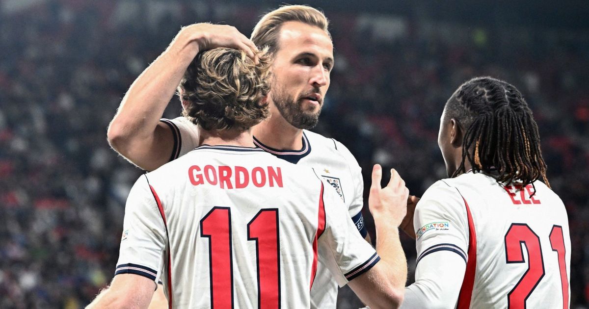 Com gols de Kane e Gordon, Inglaterra vence a Tchéquia pela Nations League