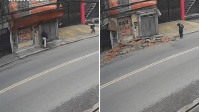 Vídeo: Idoso morre após marquise desabar na zona Leste de SP