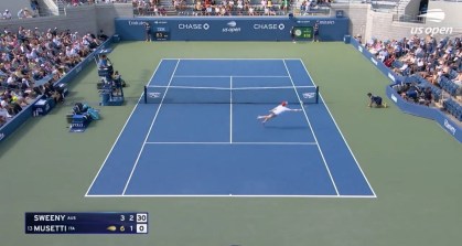 Dane Sweeny fez um pontaço no US Open