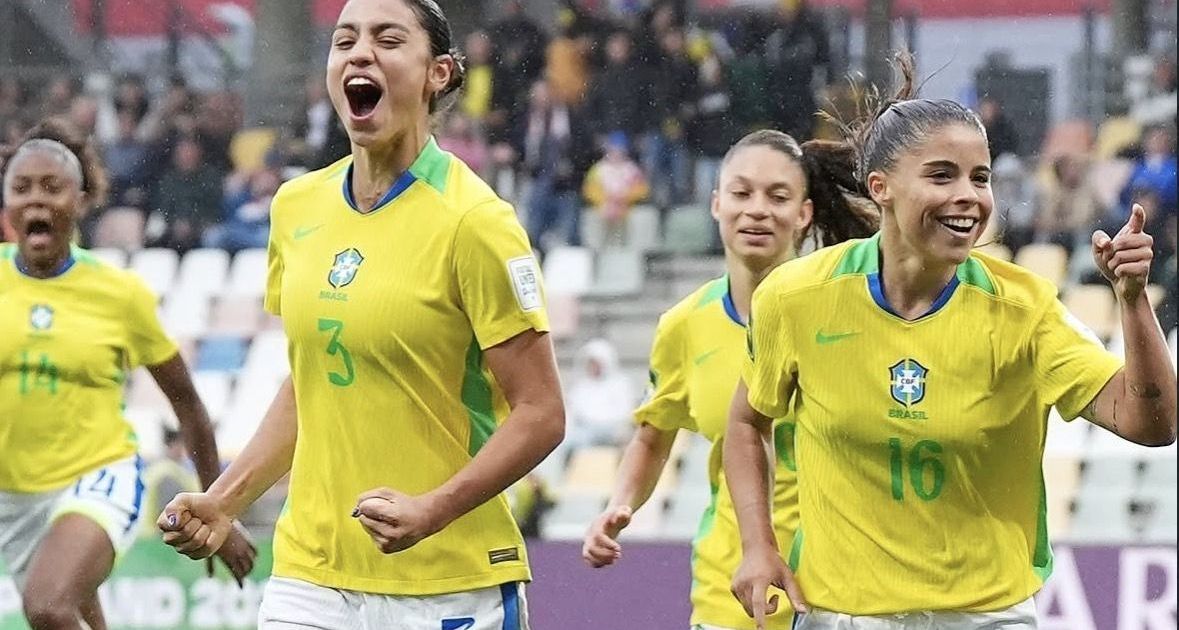 Brasil Sub-20 vira sobre a Inglaterra e segue com 100% de aproveitamento