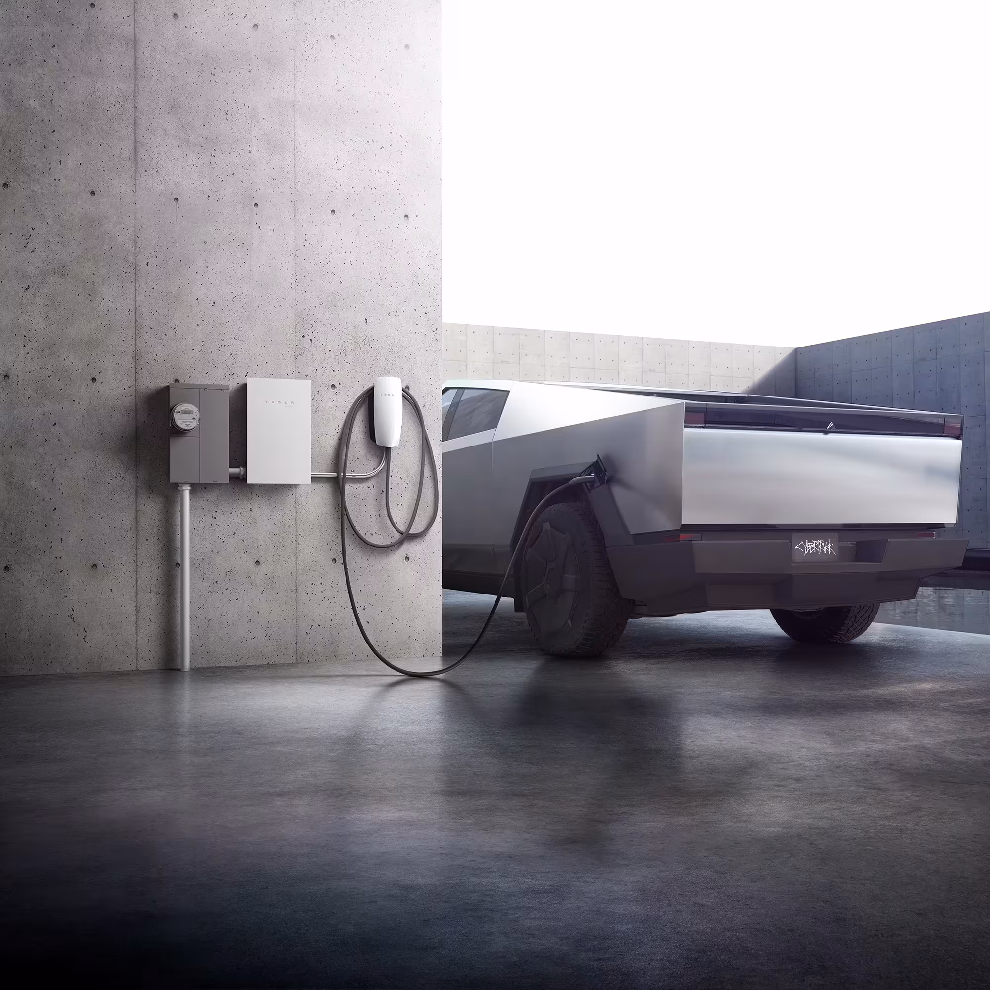Tesla Cybertruck demonstra tecnologia V2H (Vehicle-to-Home) • Divulgação Tesla