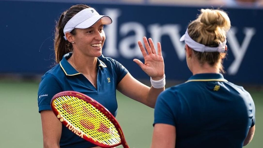 Luisa Stefani duranta a semifinal do US Open