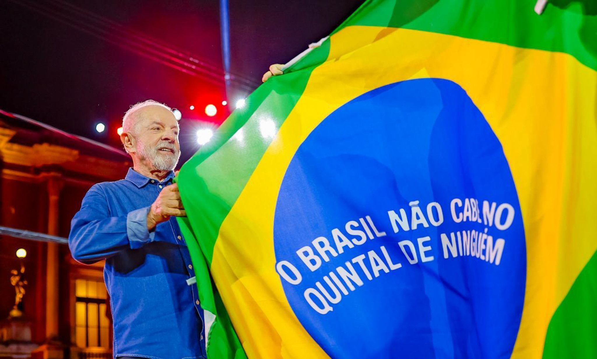 Presidente Luiz Inácio Lula da Silva durante agenda em Belém