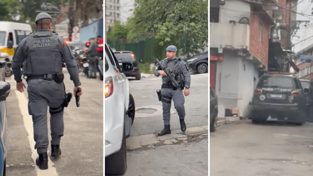 Vídeo: Homem é baleado na frente de crianças durante assalto em São Paulo