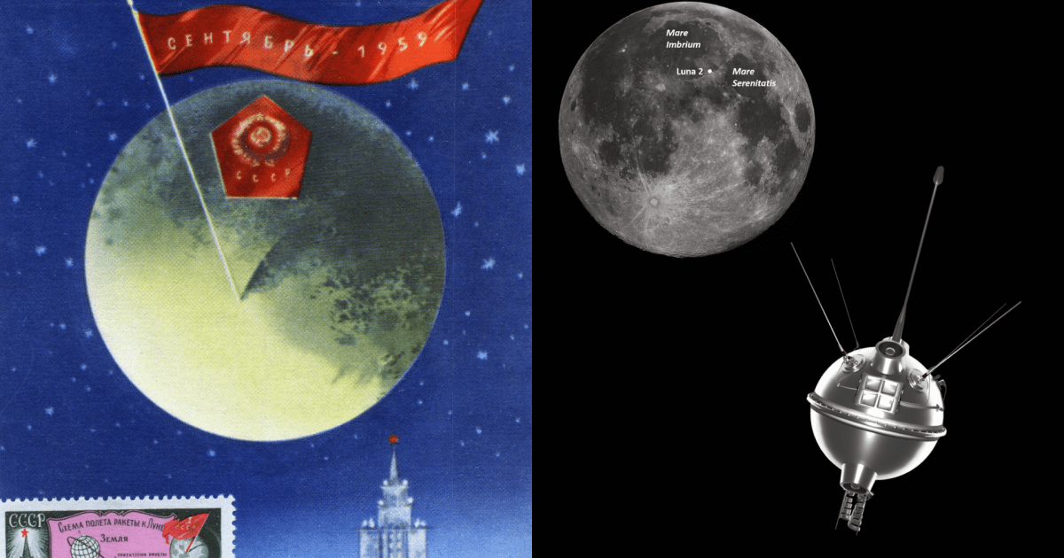 67 anos do primeiro contato do homem com a Lua: em 1959, uma sonda soviética chocou-se contra o satélite de propósito